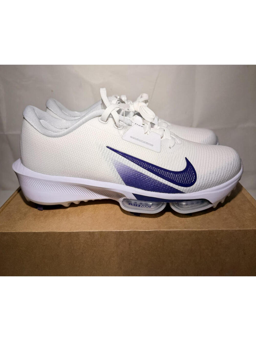 Nike Air Zoom Infinity Tour 2 Golf White Purple HJ7573-108 Men Size 7 fits 8.5W